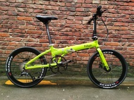 FNHON/Charm Lightweight Aluminum Alloy Folding Bike 20-inch and 22-inch Disc Wheels Suitable for Men