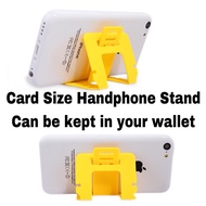 [SG SELLER] Card Size Foldable Handphone Mobile Phone Device Hp Stand Earpiece Cable Wire Winder
