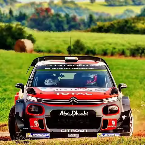Km Thor 6s Wrc Simulation Citroen C3 1/7 Rc Rally Car With Light Group Remote Control Electric Off-R