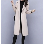 Jas Long Coat Women Long Coat Blazer Korean Style Women