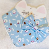 比熊布款 煲呔寵物圍巾/頸飾