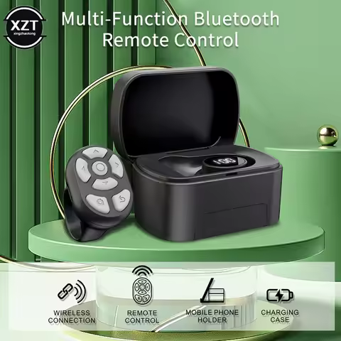 Wireless Bluetooth Mobile Selfie Lazy Instant Music Video Remote Control Ring Mobile Phone Bluetooth