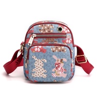 Túi đeo vai nữ đựng điện thoại mini họa tiết in hình vintage thời trang hàn quốc C33