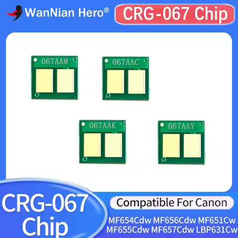 1set-5set CRG-067 chip crg067 067 Compatible for CANON MF654Cdw MF656Cdw MF651Cw MF655Cdw MF657Cdw L