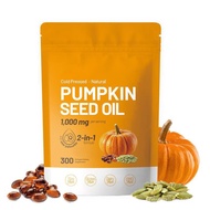 Pumpkin seed oil soft capsules, 300 capsules, pumpkin seed health dietary supplement, pumpkin .