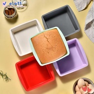 ELO Baking Cake Mold, Household Silicone Square Cake Plate,  Oven and Air Fryer DIY Reusable Brownie