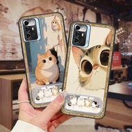 Durable Phone Pouch Phone Case For ZTE Blade A72 5G Dirt-resistant Embroidery Cloth Patch Mirror 3D 