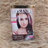MIRANDA PREMIUM MC 9 BROWN COKLAT CAT PEWARNA RAMBUT