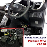 Perodua Myvi Y2018 - Geneo Brake Pedal Lock (Local Made). Plug-n-Play, original starter switch socke