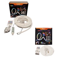 DC5V LED Strip Lights Neon Rope Light with Music Sync DIY RGB Atmosphere Light Strip Tape for Home D