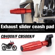 Motorcycle Exhaust Sliders Crash Protector CNC Thickened Crash Pads for Honda CB400X CB400F CB500X C