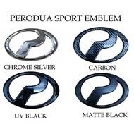 Perodua Aruz Myvi Alza Bezza Axia Viva Myvi 2008 SE Kenari Kelisa Front & Rear Logo Emblem Logo UV B
