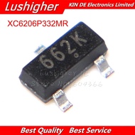 100pcs XC6206P332MR SOT23 XC6206P332 marking: 662K SOT-23 3.3V 0.5A Voltage Regulator