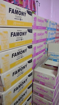 ปรับผ้านุ่ม FAMONY 300ml. สินค้าขาย ยกลังมี5สี