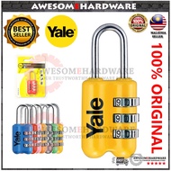 YALE YP2/23/128/1 3 DIAL COMBINATION LOCK NUMBER LUGGAGE LOCK TRAVEL LOCK YP2