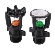 3Pcs 1/2" Male Thread Rotating Scattering Sprinklers Mini Irrigation Spray Nozzle Garden Lawn Farmland 360° Watering Nozzles