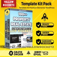 100++ PROPERTY REAL ESTATE Elementor Template Kit Premium - Pro Template Kit Wordpress