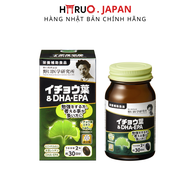 (Nội địa Nhật) Viên uống bổ não DHA EPA Ginkgo Noguchi 60v Nhật Bản