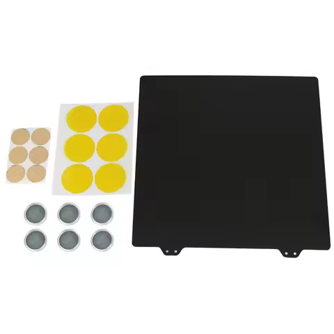 3D Printing Hot Bed Accessories Prusa I3 Cr-20 Double Layer Texture Pei Powder 220Mm Steel Plate +6x