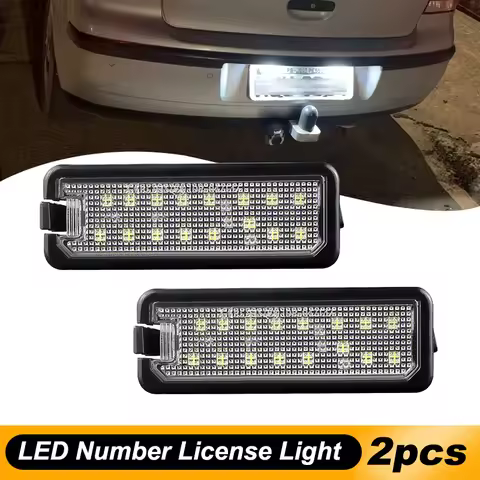 New Rear LED License Number Plate Lamp white For VW Golf 5 6 7 Passat B7 CC Polo 6R Beetle Eos Sciro