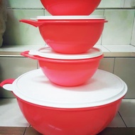 Level bowl orange Tupperware