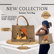 Ink and Style PH Abaca Jute Tote Bag Burlap Bag Personalized, giveaway, souvenir, gift ideas mother'