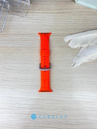 HANYA TALI ! SPIGEN SILICONE CLASIC LEATHER LOOK STRAP for IWATCH SE 1 2 3 4 5 6 7 8 ULTRA SE STRAP