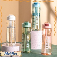 MELIFLUO Water Bottle Women Men Gradient Frosted Leakproof Water Jugs