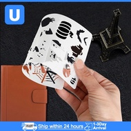 Geometric hollow booking book relief album painting template DIY painting template