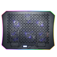 COOLER PAD พัดลมระบายอากาศ TYPE CP3 RGB สำหรับ Notebook พัดลม 6 ตัวปรับระดับได้ ขนาด 9-17 นิ้ว สินค้