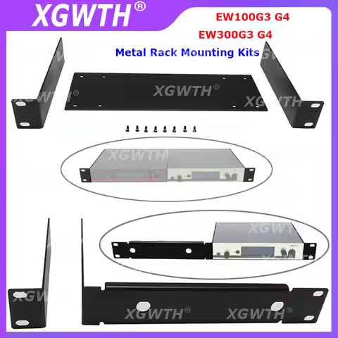 Metal Rack Mount Antenna Extension Cable Bracket Rack Kit For Sennheiser EW100G3 G4 EW300G3 Wireless