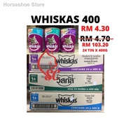 ▦❣Cat Food- Whiskas- Wet Food Tin (Carton) 400g x 24 Cheapest Offer