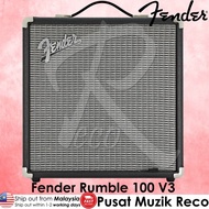 Fender Rumble 100 V3 Bass Guitar Amplifier 100W 1x12" Amp Gitar BASS Speaker
