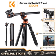 K&F CONCEPT Camera Tripods Magnesium Aluminum Alloy Tripods Reversible Detachable Monopod Plate Lock