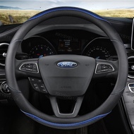 ar Steering-wheels Cover 37 38cm 15" for Ford Grand C-Max Fiesta Figo Fusion Mondeo Focus GT Ka Must