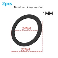 Bicycle Washer Spacer GXP 24mm Parts Replacement 2pcs Accessories For-Shimano Adapter Aluminum Alloy