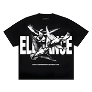 Fit Elegance Black T-shirt for Men and Women --5768