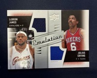 Upper Deck LeBron James & Julius Erving 球員卡