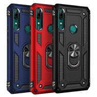 Casing For Huawei Y9 Prime 2019 Case Shockproof Bumper Armor Stand Holder Car Ring Phone Case for Huawei Y9Prime Back Cover