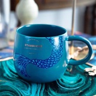 星巴克 - 星巴克週年慶綠色美人魚海妖尾巴限量版陶瓷茶咖啡杯杯 - 355ml