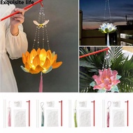 New Year Gift Lotus Lantern DIY Lotus Lantern Making Art Materials Pack Handmade Hair Root Twist Rod Accessories