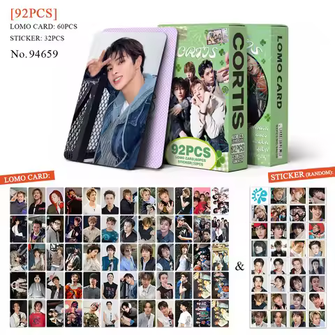 92Pcs/Set Idol Boy CORTIS New Album Series Lomo Cards And Stickers Postcards Martin James Juhoon Seo