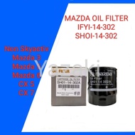 (SHO1-14-302A) non Skyactiv MAZDA 3, 5, 6, CX5, CX7, RX 8 non Skyactiv Oil Filter (IFY1)B6Y1-14-302
