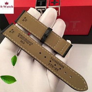 [Genuine] Tissot Leather Watch Strap size 18,19,20,21,22mm, Unlocked With logo Pattern (Full 2 Colors)