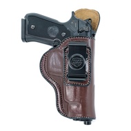 IWB Leather Gun Holster Compatible with Glock G34 9mm | Beretta 92 F, 92 FS, 92 A1, M9 A1, 96 A1, 96