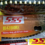 SSS Chain HMX Black Black Cross 428 HMX 140T