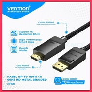 Vention Display Cable Port to HDMI DP to HDMI 4K 1080P HFK 4K60Hz