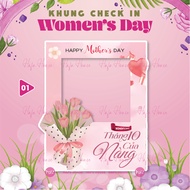 HANDHELD CHECKIN FRAME VIETNAMESE WOMEN'S DAY October 20 - INTERNATIONAL WOMEN'S March 8 - HAFU HOUS