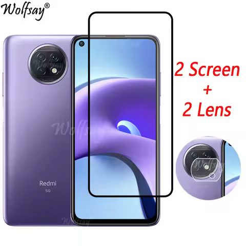 Tempered Glass For Redmi Note 9T 5G Screen Protector Redmi Note 9T 11 10S 13T 11 Lite 5G Camera Glas