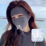 Full Face Sun Mask Summer UV Protection Sun Shade Ice Silk Face Face Mask Full Face Shade Mask